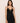 Eberjey Beatrix short black slip in TENCEL Modal with lace trim and plunge neckline.