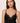 Eberjey Beatrix Cami and Short Pajama Set in black with lace trim and adjustable straps
