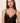 Eberjey Beatrix Cami and Short Pajama Set in black with lace trim and adjustable straps