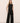 Organic Linen Set in black with crop tank and wide-leg high-waisted pants in 100% breathable linen