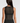 Silk top with Calais lace trim
