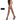 Black 20 denier tights with flat seams and decorative waistband, featuring 3D knit for a smooth, elegant, and comfortable finish.