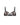 Flat lay back view of Fleur of England Onyx Demi Cup Bra showing adjustable strap detailing and silk finish