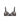 Flat lay of Fleur of England Onyx Demi Cup Bra front view with sheer embroidered Italian tulle and underwire