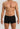 HANRO Cotton Superior Boxer Brief for men with a slim fit and contoured pouch in black