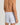 HANRO Fancy Woven Cotton Boxer in light blue for men made from 100% woven cotton with a relaxed fit, back view.