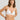 HANRO Satin Deluxe white soft cup T-shirt bra in silky viscose with plunge neckline, padding, and matte gold hardware.