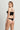 Back view of the I.D. Sarrieri Love Potion Underwired Half Cup Bustier showcasing the hook-and-eye closure, adjustable straps, sheer mesh back panels, and longline construction.