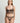 Model wearing the I.D. Sarrieri Love Potion Underwired Half Cup Bustier in black featuring embroidered tulle, stretch silk, underwired half cups, adjustable straps, and a longline silhouette.
