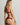 Back view of model wearing I.D. Sarrieri Memories of Love Balconette Bra in dark red showing supportive band and straps