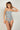 I.D. Sarrieri Royal Jewel Strapless Bustier in Ice Blue with structured silhouette(front)
