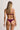 I.D. Sarrieri Royal Jewel Thong in drk violet with lace and silk strap detail