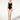 model wearing the Jamaika string body in black by Wolford with a scoop neckline and seamless fit