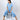 Jolene Yacht Club cropped pajama set with nautical print, short-sleeve top, cropped pants, and ruffled piping in soft bamboo fabric.