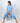 Jolene Yacht Club cropped pajama set with nautical print, short-sleeve top, cropped pants, and ruffled piping in soft bamboo fabric.