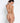 Back view of Lise Charmel Revelation Beauté sheer tulle thong in nude color