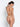 Back view of Lise Charmel Revelation Beauté sheer tulle thong in nude color