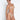 Model wearing Lise Charmel Revelation Beauté wireless non-padded tulle bra in beige crafted from sheer tulle