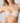 Marie Jo Avero seamless non-padded bra in nude with underwire, check fabric, and daisy straps.