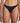 Marie Jo thong in charcoal with feather-light tulle and seamless finish for an invisible, soft, and elegant everyday fit.