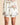 Olivia von Halle Ingo Cora ivory silk short pajama shorts with goldfish print and black piping