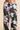 Olivia von Halle Lila Athena black silk pajama pants with vintage floral print and blue piping