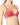 Original Sunset Coral plunge bra with recycled mesh, contour cups, and Italian lace trim. Deep neckline with adjustable straps and natural lift.
