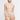 Model wearing Oscalito wool and silk V-neck camisole in beige with satin trim showing neckline and fit