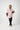 Dusty pink open-front cover robe with dolman sleeves and front patch pockets