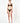 model wearing the Power Lace push-up bra by Nueame in black with lace trim and underwire cups