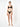 model wearing the Power Lace push-up bra by Nueame in black with lace trim and underwire cups
