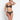 Model wearing Revelation Beauté Full Cup Bra in black by Lise Charmel with sheer tulle and vertical seams