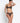 Model wearing Revelation Beauté Full Cup Bra in black by Lise Charmel with sheer tulle and vertical seams