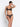 Model wearing Revelation Beauté Full Cup Bra in black by Lise Charmel with sheer tulle and vertical seams