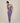 Violaceous ribbed joggers with soft drape, cuffed hems, and pockets in breathable bamboo fabric for a flattering, easy fit.