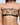Front view of Sarda Shay non padded strapless bra in black with sheer floral embroidery and Swarovski® crystal details