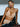 Model wearing the Sarda Tegla padded wireless bralette in Light Tan.
