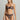 Model wearing the Swarovski Crystals Balconette Bra by I.D. Sarrieri in Deep Bleumarine with embroidered lace and crystal detailing