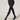 Model wearing Wolford Cotton Dot Tights in black showing all-over dot pattern and smooth matt finish