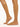 Model wearing Wolford Individual 10 Knee-Highs in nude showing matte sheer finish and comfort band