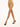 Model wearing Wolford Individual 10 Tights in gobi showing sheer finish and soft waistband.