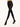 Model wearing Wolford Mat Opaque 80 Tights in black showing full matte coverage and smooth finish