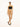 Model wearing Wolford Satin Touch 20 Comfort Tights in gobi showing satin sheen and wide waistband