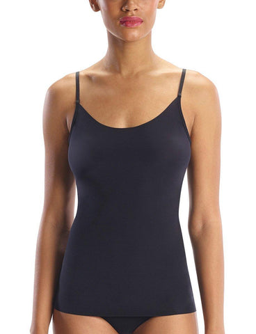 Ribbed camisole with shelf bra in rosewater