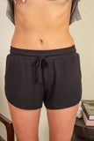 Hang out track shorts in black