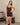 Aspen Dream black ribbed camisole with built-in shelf bra and adjustable straps, made from soft bamboo for comfort and support.