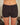 Aspen Dream black ribbed shorts with golden buttons and pull-on waistband in breathable bamboo for all-day comfort and style.