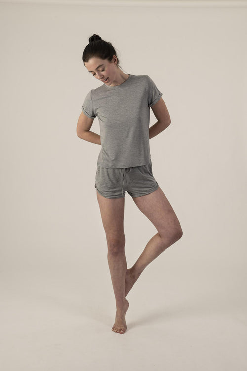 Hang out track shorts in grey