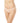Commando original beige raw-cut thong in seamless Italian microfiber with no VPL, elastic, or trim for invisible everyday wear.