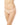 Commando original beige raw-cut thong in seamless Italian microfiber with no VPL, elastic, or trim for invisible everyday wear.